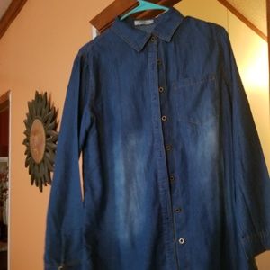 Denim tunic